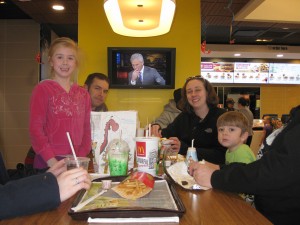 Dillon Hosts McTeacher's Night