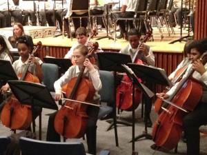 6th Graders put on a Great Band and Orchestra Performance