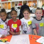 Dye 2nd Graders Paint a Mural at Patsy Lou's