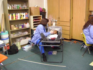 Mobile Dentist Visits Dye Elementary