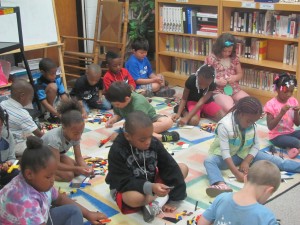 Summer Science Camp Students Design Robots