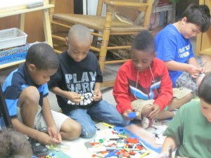 Summer Science Camp Students Design Robots