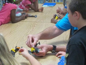 Summer Science Camp Students Design Robots