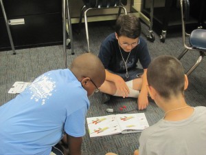 Summer Science Camp Students Design Robots