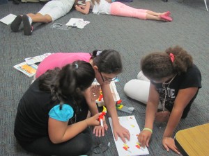 Summer Science Camp Students Design Robots